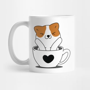 Cute Cat In Coffee Cup Mug